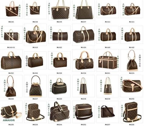 types of lv bag